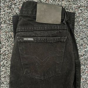 Womens Harley Davidson black jeans  size 10R